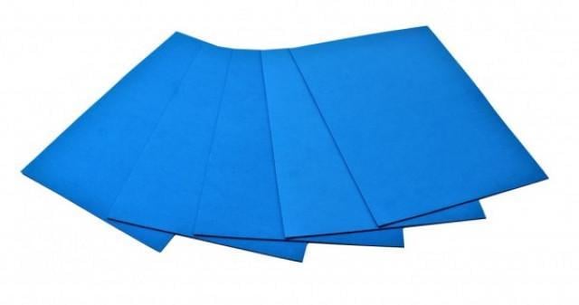 Набір фоамірану кольорового EVA-1-019 А4 1 мм 5 арк. Блакитний (MTT-190693)