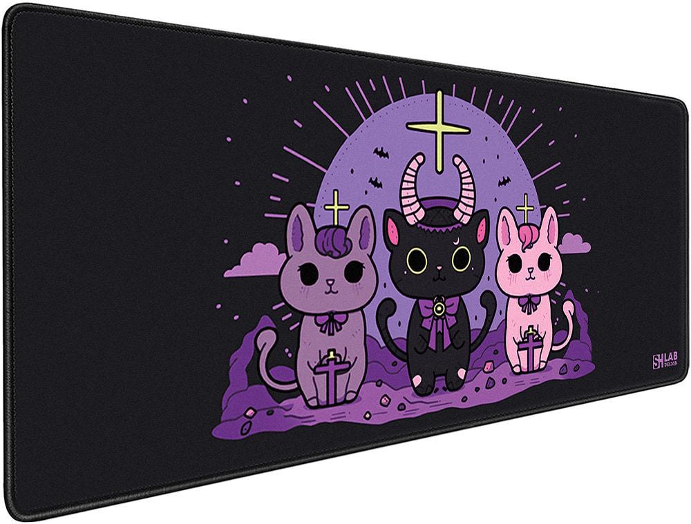 Коврик для мышки SHLab Goth Cats SHM-515 70х30 см (36403)