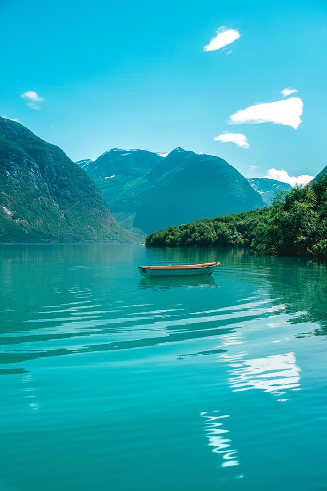 Картина на полотні Озеро 35x55 см (N105)