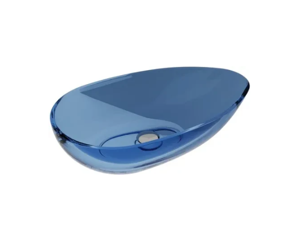 Умывальник Besco Neya 60х35 см Blue Wave (UMN60BWW)