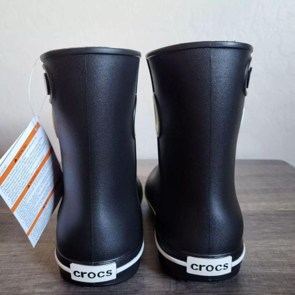 Чоботи гумові жіночі Crocs Women’s Jaunt Shorty Boot р. 42/43 Black (26585769) - фото 4