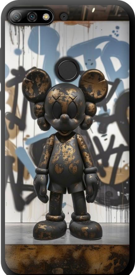 Чехол на Huawei Y7 Prime 2018 Bronze kaws v2 (6098b-1509-42517)