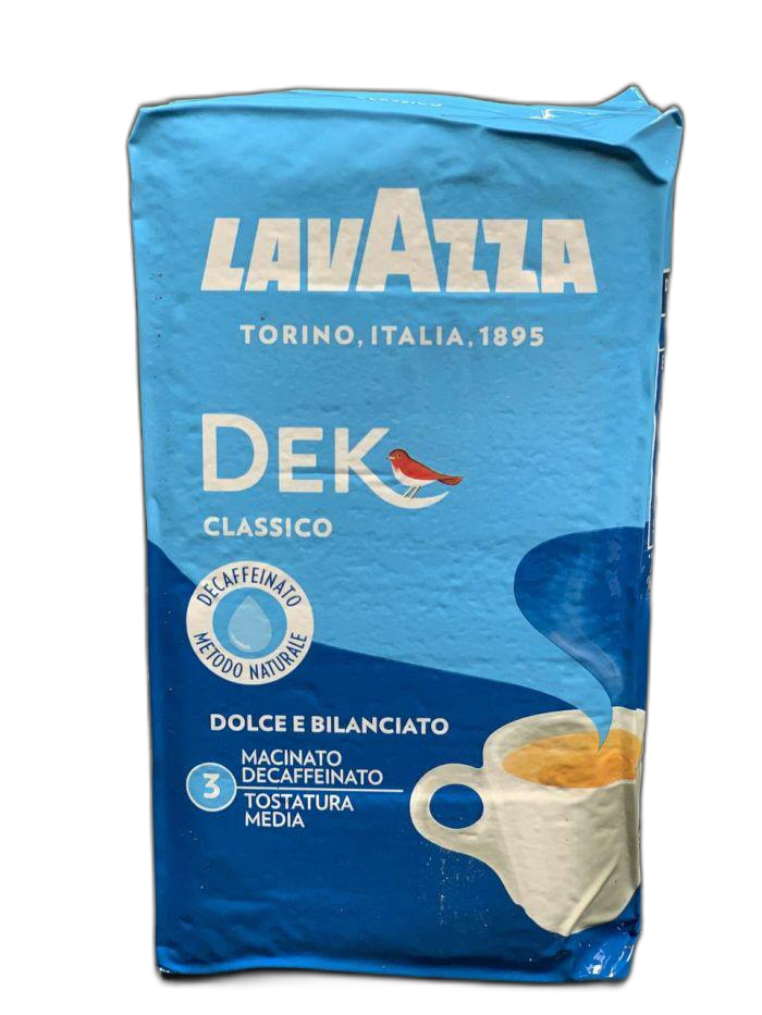 Кава мелена Lavazza DEK Decaffeinato без кофеїну 250 г