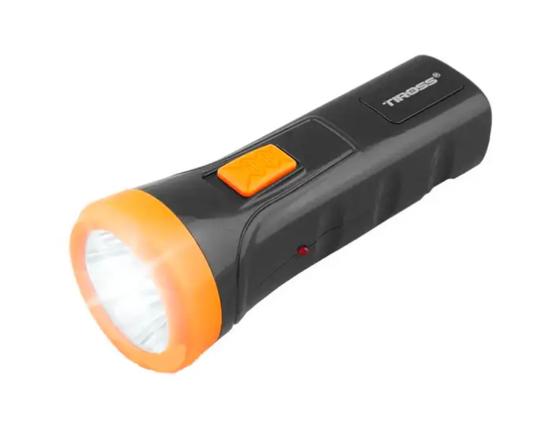 Ліхтар 1877 до 3 годин яскравого світла 180 Лм 1200 mAh Чорний