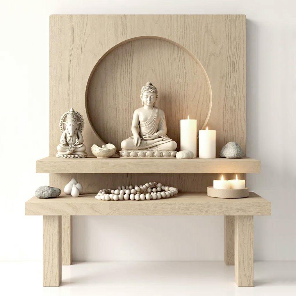 Алтарь для медитации из дерева Дживанила Бланже (ЛАТ-019001)