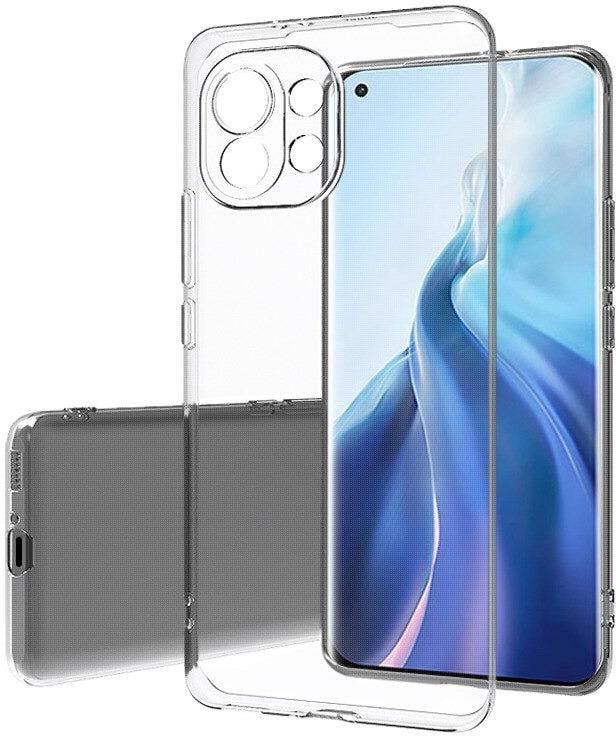 Прозрачный Чехол MultiCam Xiaomi Mi 11 Lite 5G (ультратонкий силиконовый) (23632) Прозрачный Чехол MultiCam Xiaomi Mi 11 Lite 5G (ультратонкий силиконовый) (23632)