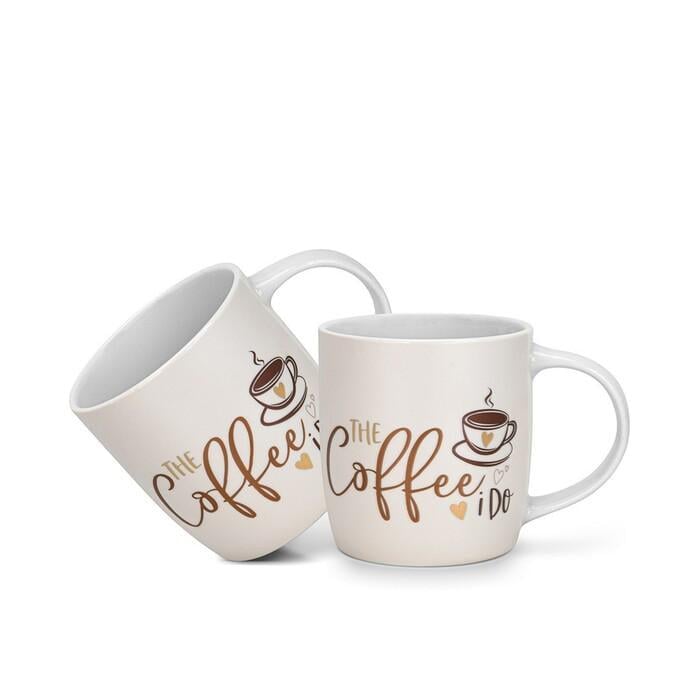 Набор кружек Fissman THE Coffee I DO фарфор 310 мл 2 шт. (3710) Набор кружек Fissman THE Coffee I DO фарфор 310 мл 2 шт. (3710)
