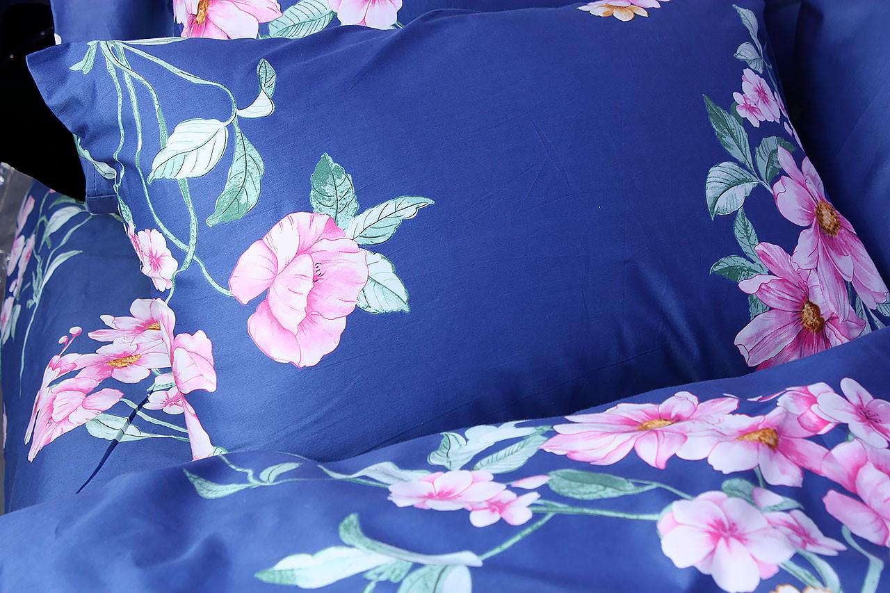 Комплект постільної білизни Еней-плюс С0205 двоспальний Синій/Блакитний - фото 3 Комплект постільної білизни Еней-плюс С0205 двоспальний Синій/Блакитний - фото 3