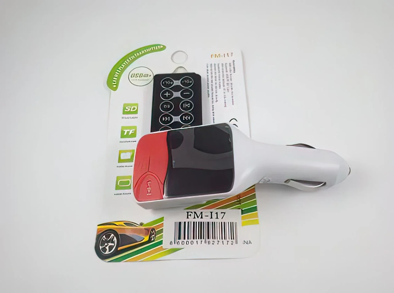 FM-модулятор автомобільний BARG CM i17 USB/SD (2793) - фото 9