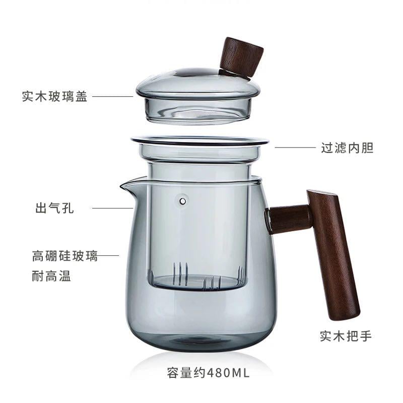 Тіпод скляний Kamjove Гунфу зі скляною колбою 480 мл (480-tp) - фото 5