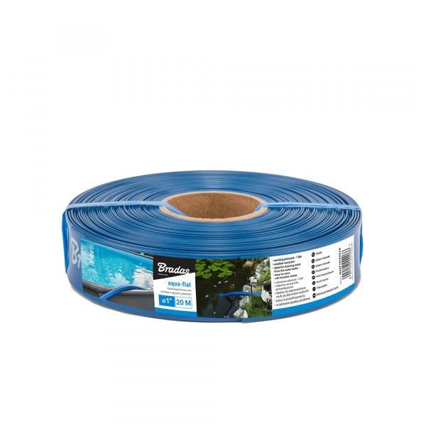 Шланг плоский Bradas WP1 PE/EVA в комплекті з хомутом AQUA-FLAT 1" 20 м