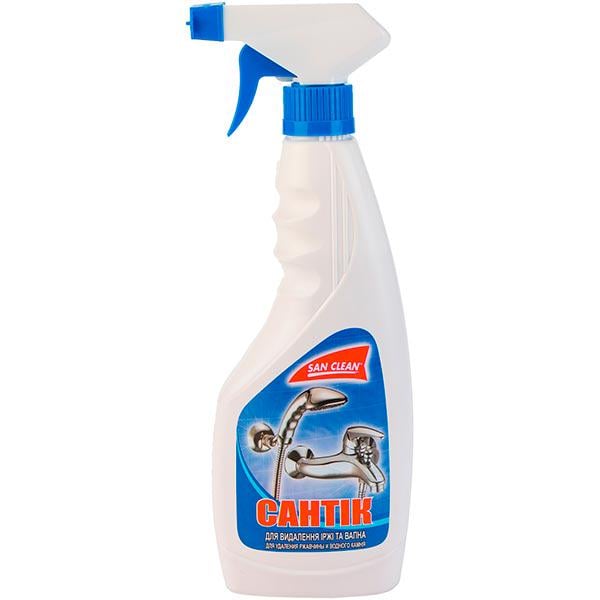 Очищуючий спрей San Clean для видалення нальоту та іржі 500 мл (42989) Очищуючий спрей San Clean для видалення нальоту та іржі 500 мл (42989)