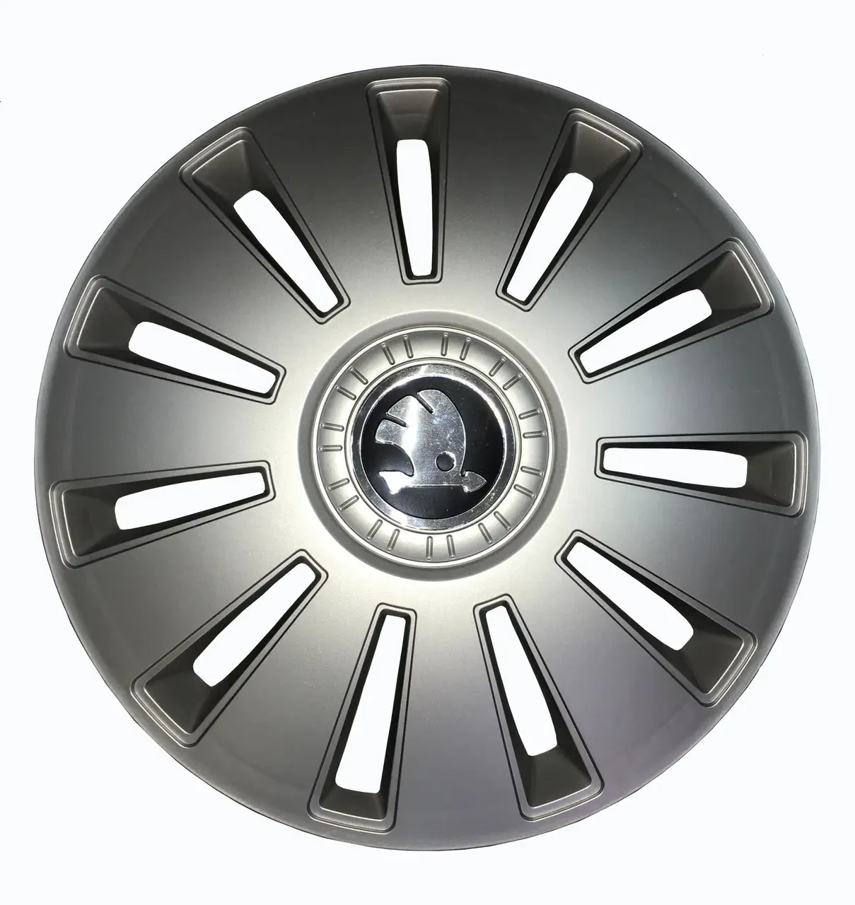 Колпаки колесные R16 Skoda 4 шт. Серый (R16Skoda-s)