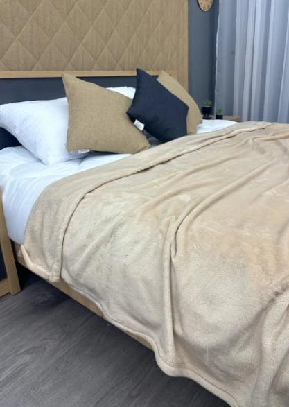 Покрывало велсофт Decorator WellSoft 150х210 см Бежевый (87-268 1,5) - фото 6