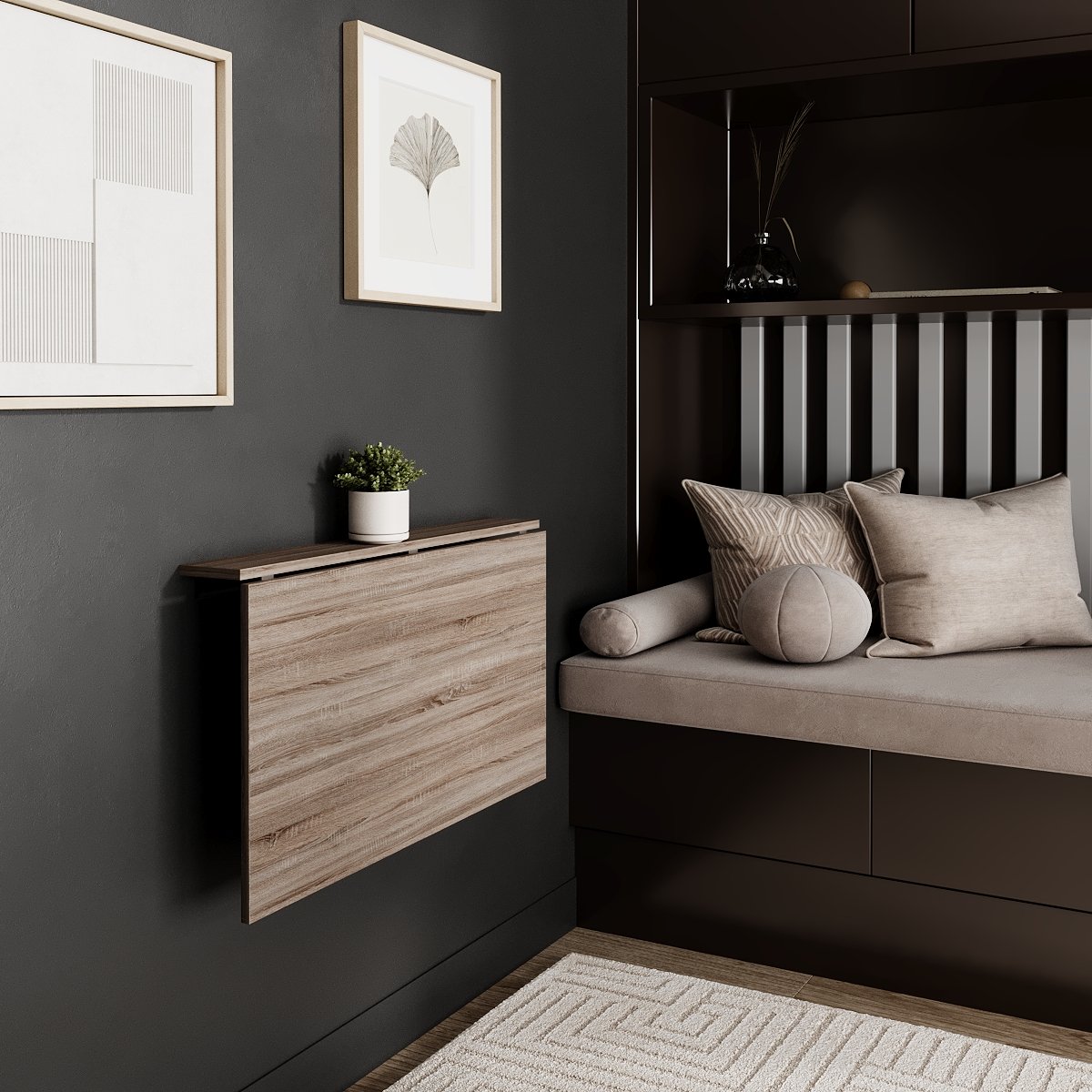 Стол-трансформер ART IN HEAD Mini 900x120 мм Дуб винтаж оксид (TB20090000030) - фото 4 Стол-трансформер ART IN HEAD Mini 900x120 мм Дуб винтаж оксид (TB20090000030) - фото 4