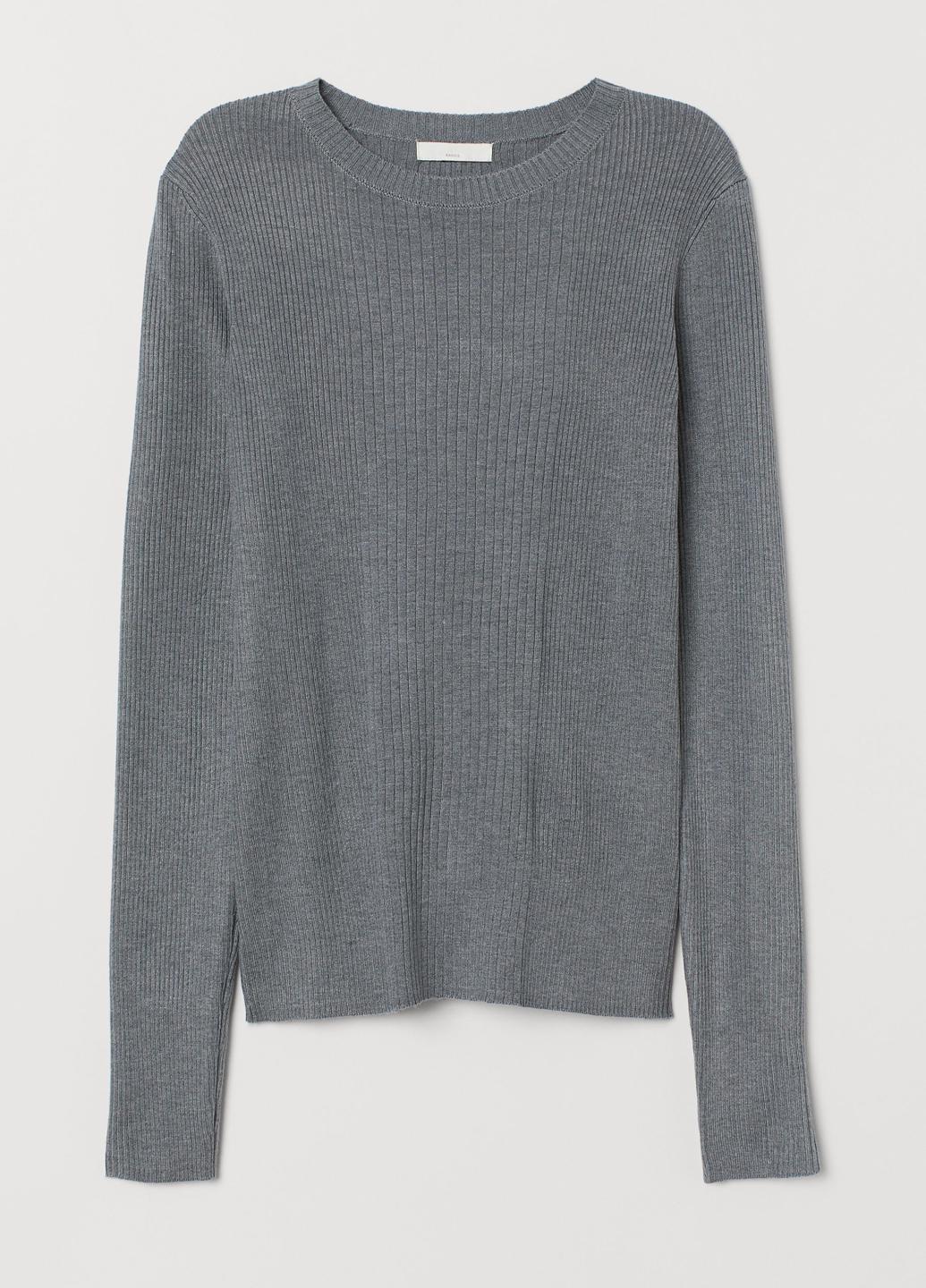 Свитер женский H&M M Серый (79064501b39)