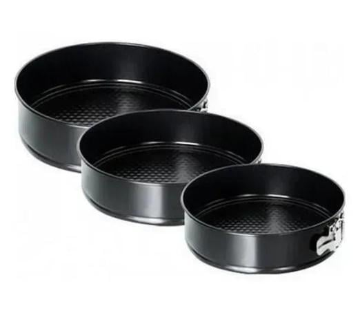 Набір круглих форм для випікання Frico FRU-167 3 шт. 24/26/28 см (FRU-167)