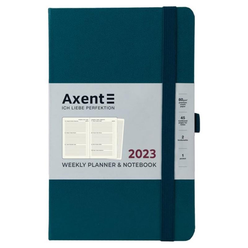 Тижневик Axent 2023 Partner Strong 125х195 Малахітовий (8505-23-31-A)