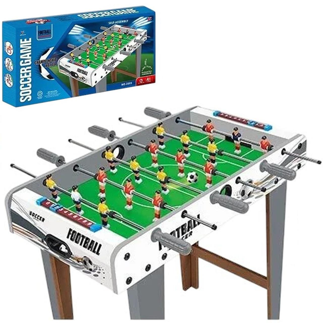 Настільний футбол 2889 6 18 фігурок гравців/2 м'ячі/рахункове табло (162806)