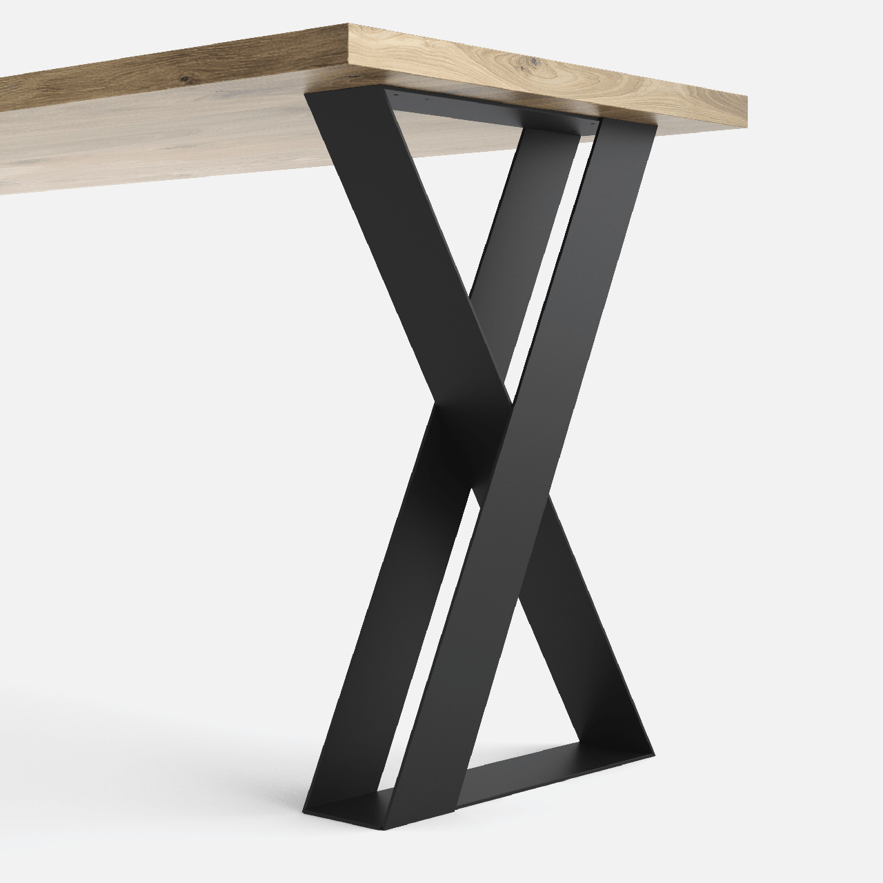 Опора для стола из металла 500х108 мм H 730 мм стальная пластина 100x4,0 мм Черный (1139) - фото 6 Опора для стола из металла 500х108 мм H 730 мм стальная пластина 100x4,0 мм Черный (1139) - фото 6