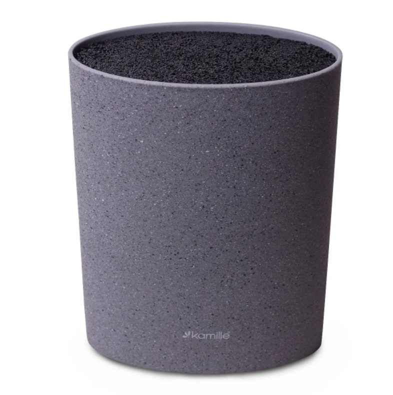 Підставка для ножів Kamille KM-7606 22 см Сірий (NA002108)