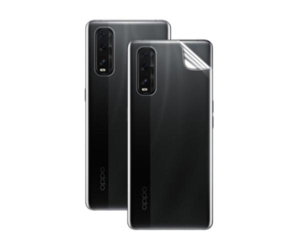 Противоударная гидрогелевая пленка Hydrogel Film для Oppo Find X2 на заднюю панель, Transparent