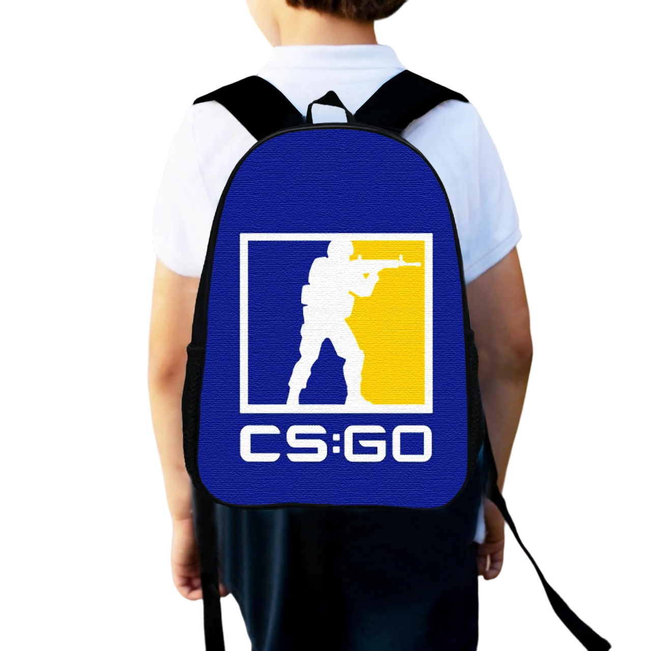 Шкільний рюкзак дитячий для хлопчика CS GO Counter-Strike міський 34х27 см (0071)