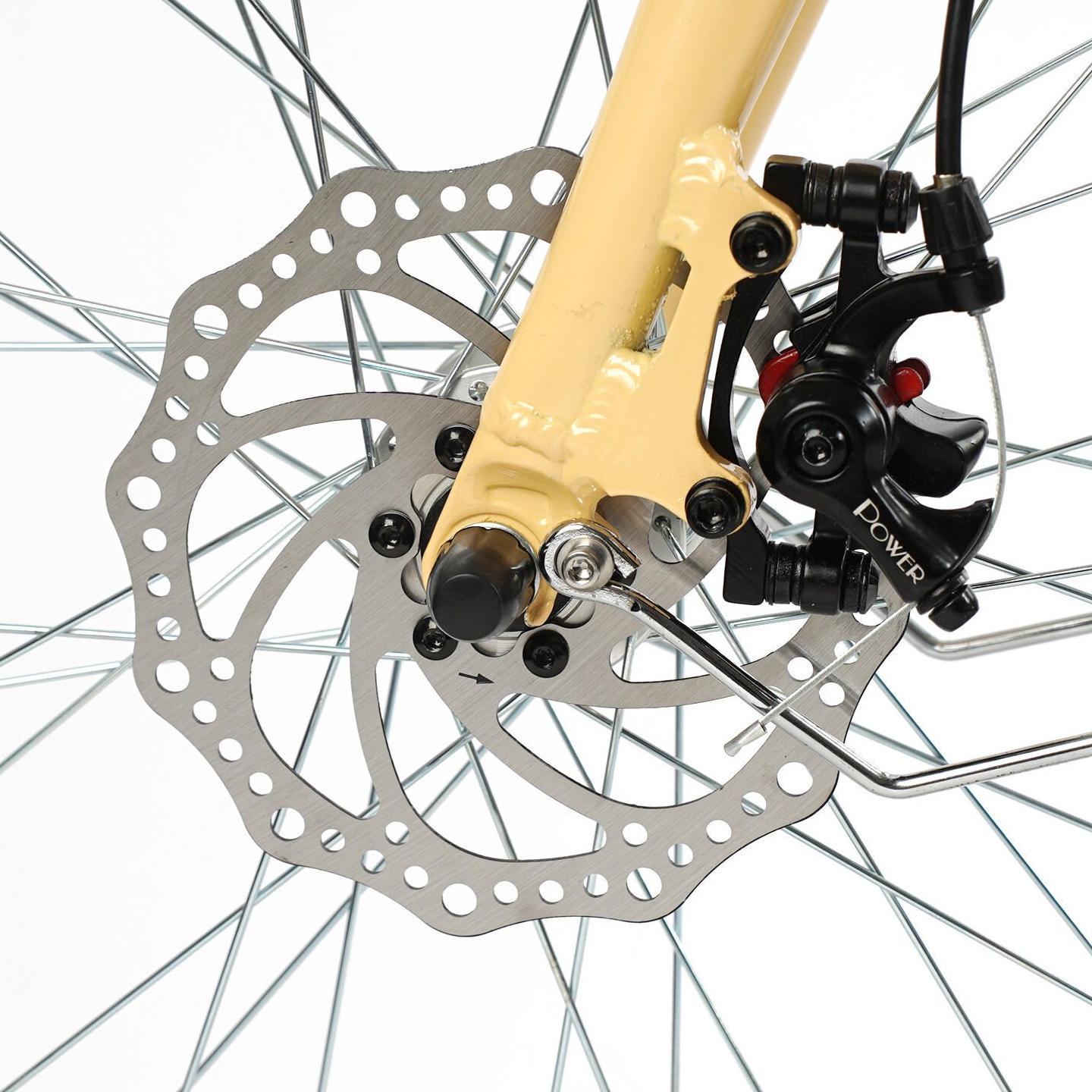 Велосипед міський 28 дюймів Corso Sonata з кошиком та багажником рама 18" Бежевий - фото 8 Велосипед міський 28 дюймів Corso Sonata з кошиком та багажником рама 18" Бежевий - фото 8