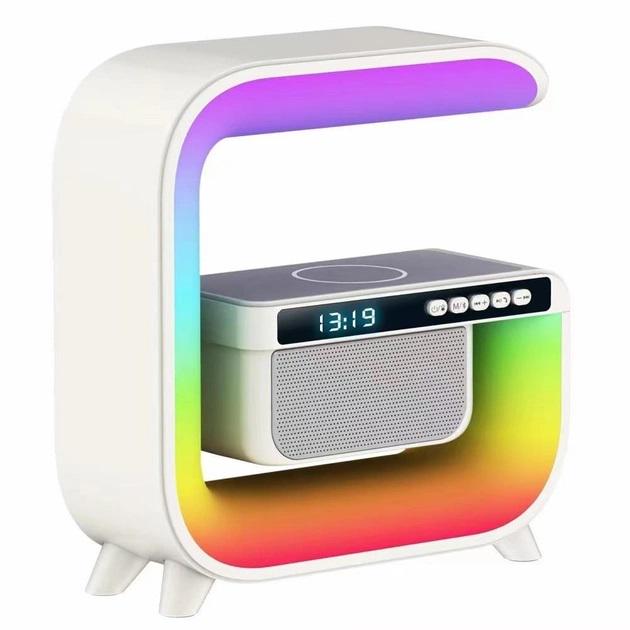 Ночник-лампа Wireless Charging Speaker X3 LED 3в1 15 Вт с колонкой 3 Вт - фото 1