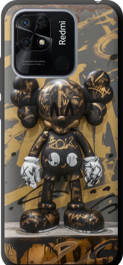 Чехол на Xiaomi Redmi 10C Bronze kaws (6097b-2591-42517)