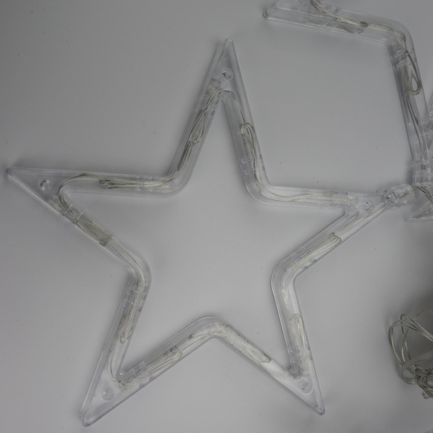 Гирлянда-штора Звезды на барейках и USB Xmas 3х1 м Белый (4507312) - фото 3 Гирлянда-штора Звезды на барейках и USB Xmas 3х1 м Белый (4507312) - фото 3