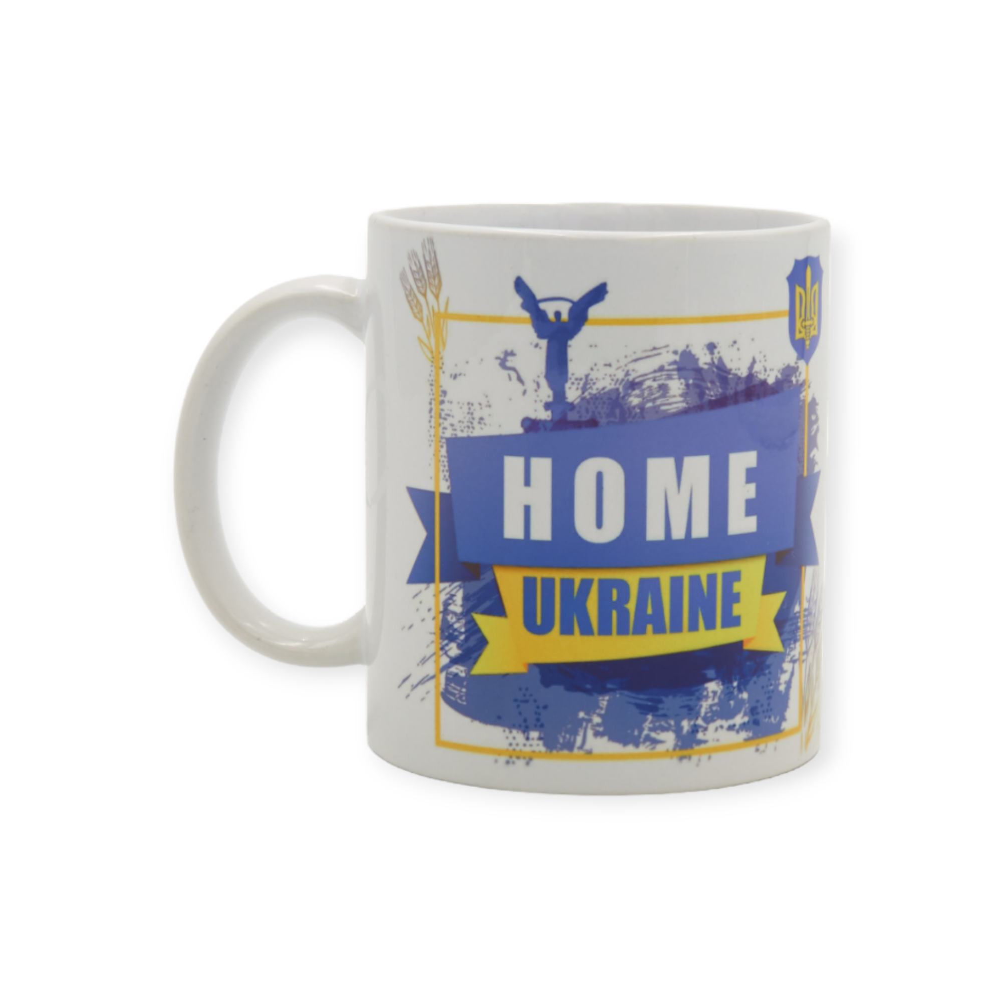 Чашка с патриотическим принтом "Home Ukraine" 330 мл (01_K0133021021)