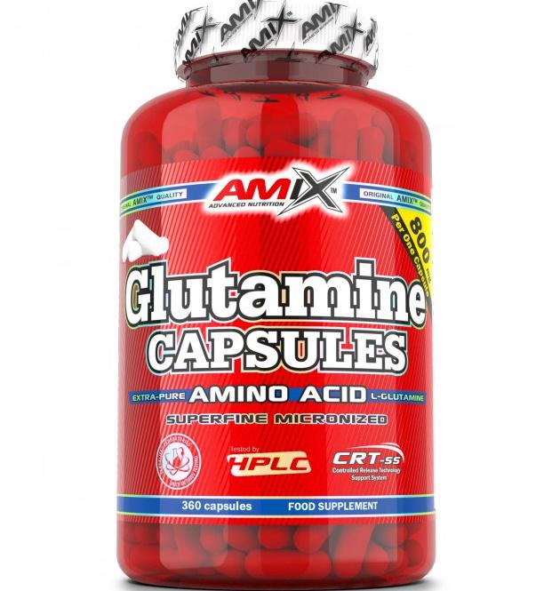 Глютамін для спорту Amix Nutrition L-Glutamine 800 mg 360 Caps