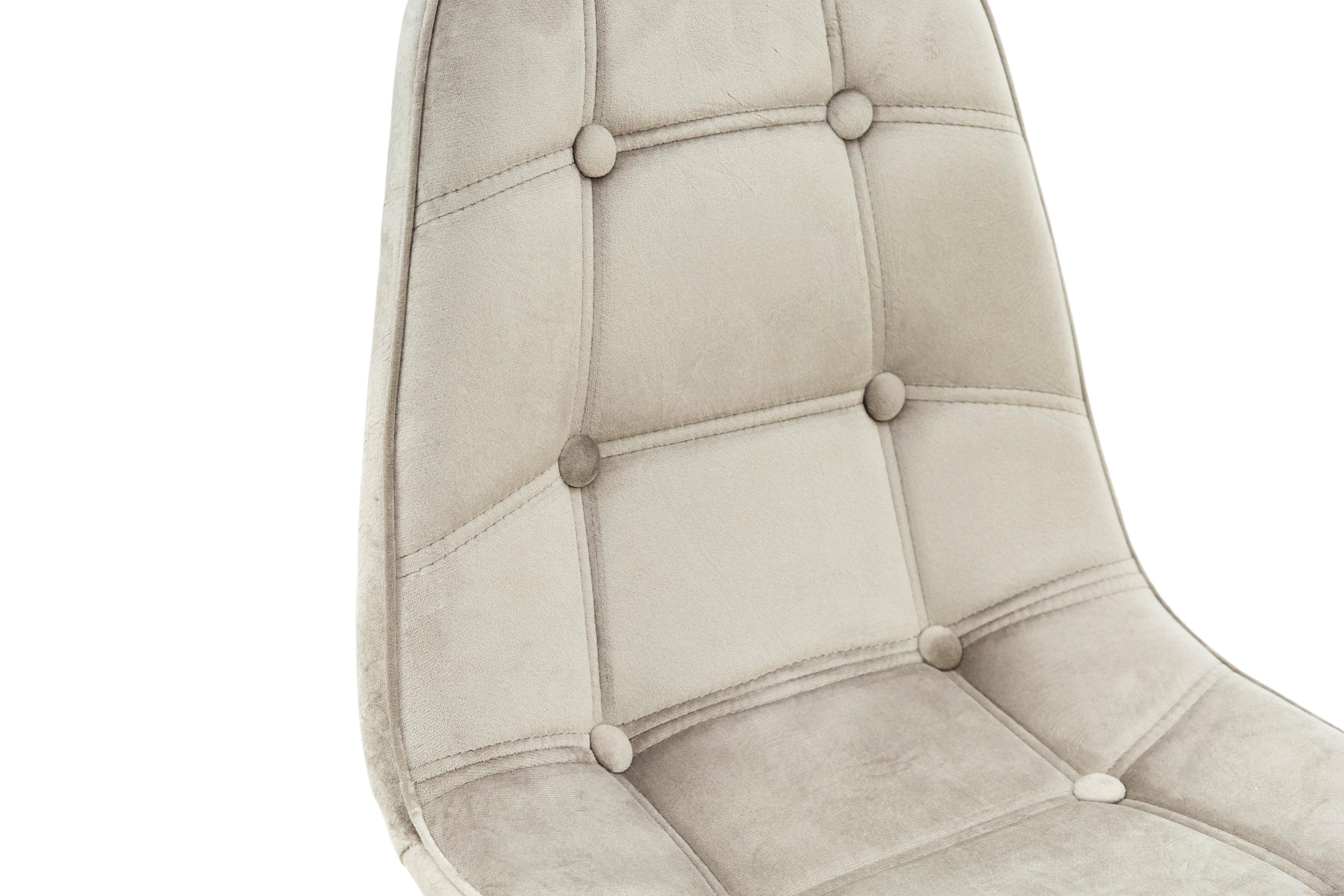 Стілець для кухні та вітальні Джастін Justin велюр 460х840х500 мм Пісочний (GAА0056078) - фото 8 Стілець для кухні та вітальні Джастін Justin велюр 460х840х500 мм Пісочний (GAА0056078) - фото 8