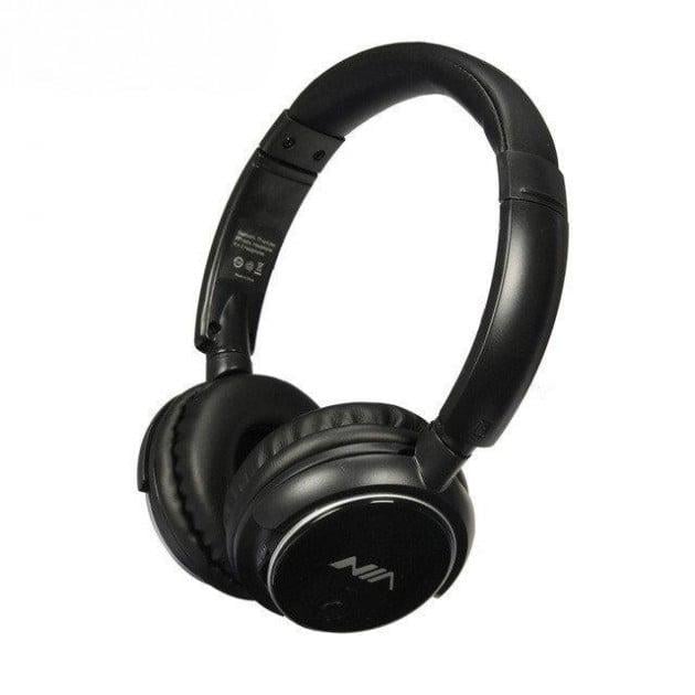 Навушники стерео NIA Q1 з МР3 та Bluetooth бездротові Black (SM0150)
