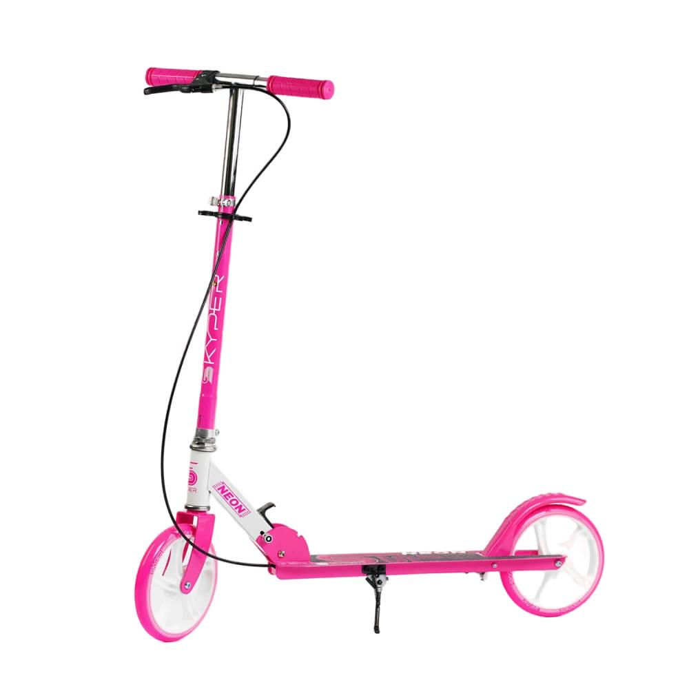 Самокат двухколесный Skyper Neon Pink (127930)