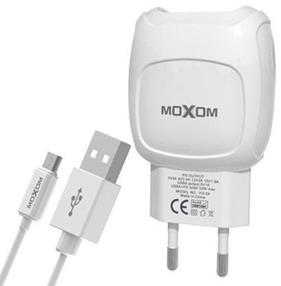 Зарядний пристрій Moxom KH-69 2 USB 2,1A кабель Type-C (27922)