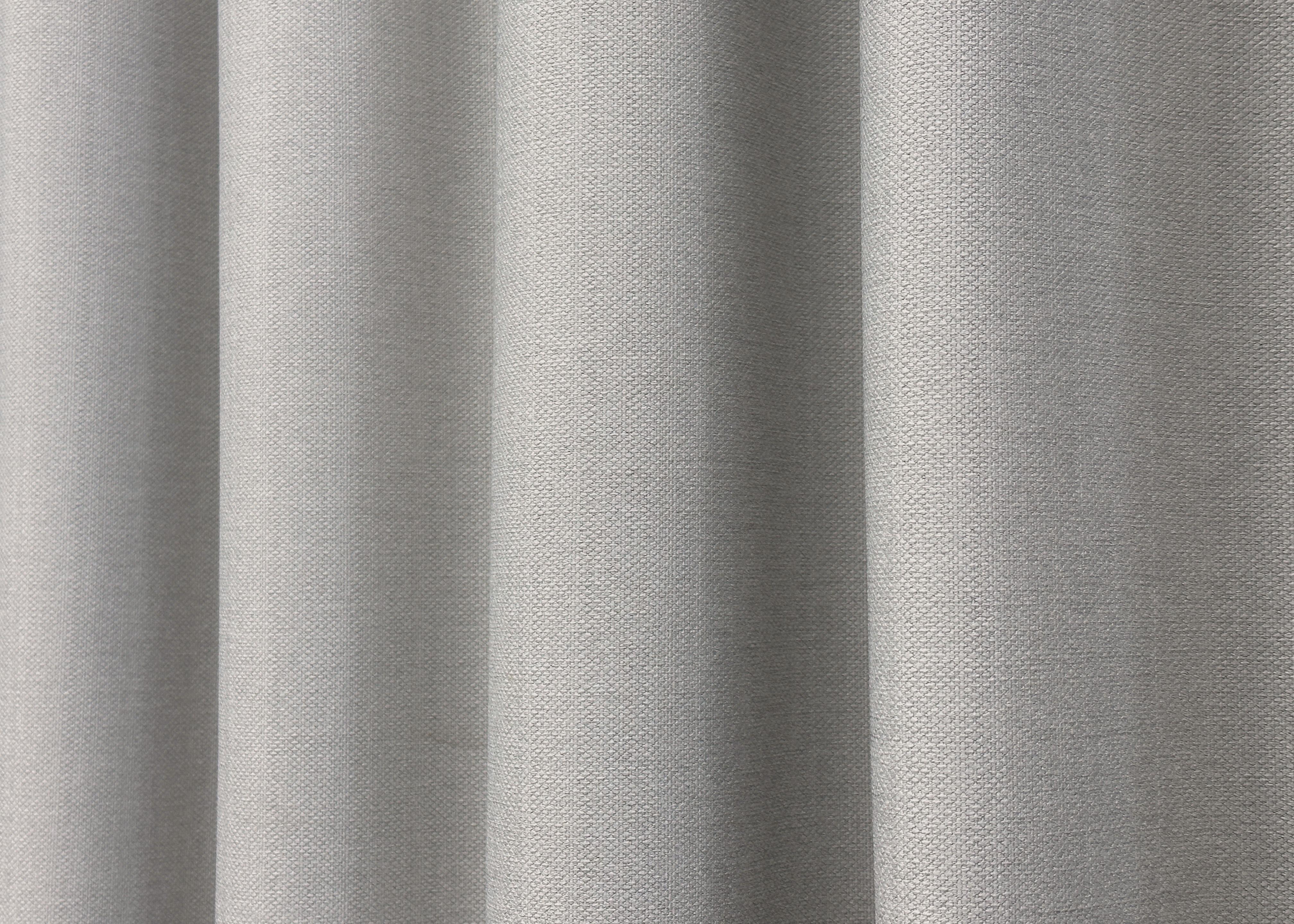 Комплект готових штор VR-Textil Шеніл однотонний №1690ш 150х270 см 2 шт. Попелястий (33-0585) - фото 7