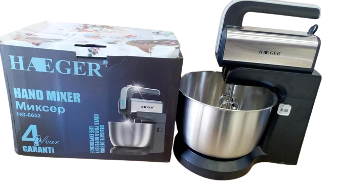 Миксер Haeger HG-6652 с металлической чашей  300 Вт (cf9932e7)