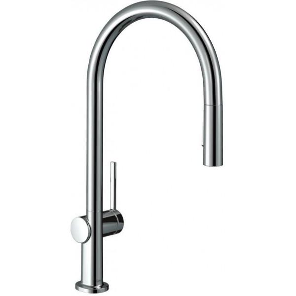 Змішувач для мийки Hansgrohe TALIS M54 з витяжним душем Хром (72801000)