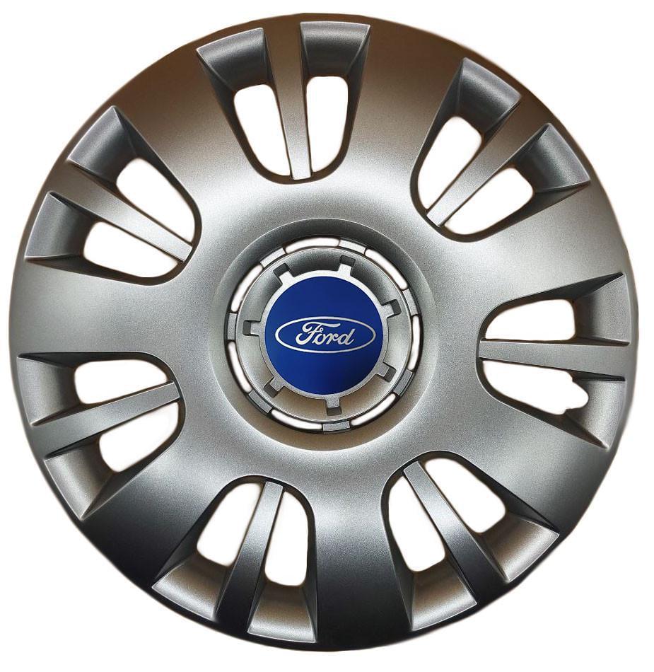 Колпаки SJS 222 с логотипом Ford 4 шт. R14 Серебряный (2654557242)