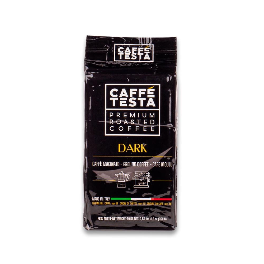 Кава мелена Testa Cafe Dark 100% Робуста 250г Італія (15303881)