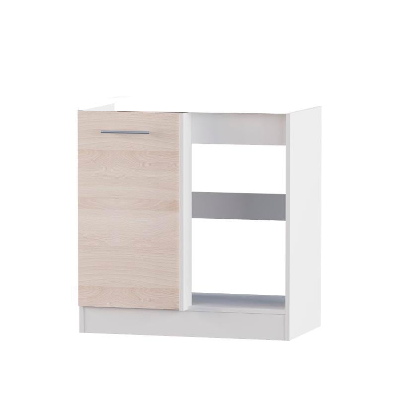 Модуль кухонний нижній кутовий Еверест Еко 790 без стільниці 79х46х82 см Ясень шимо-світлий/Білий (DTM-2823)