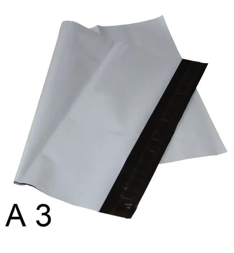 Набор полиэтиленовых пакетов курьерских А3 с клапаном 40 мм 100 шт. 300х400 мм (26854955) - фото 2
