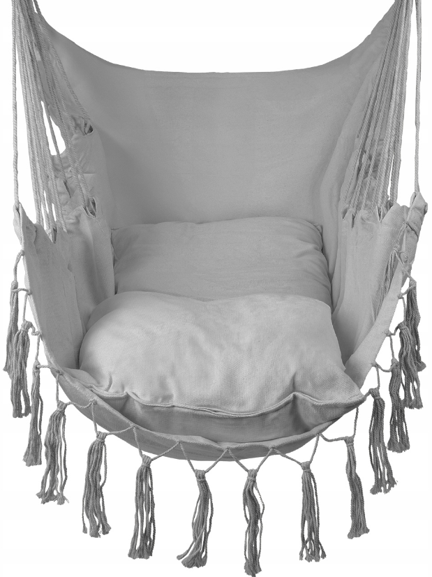 Крісло-гамак бразильське Malatec 100 см до 120 кг Сірий