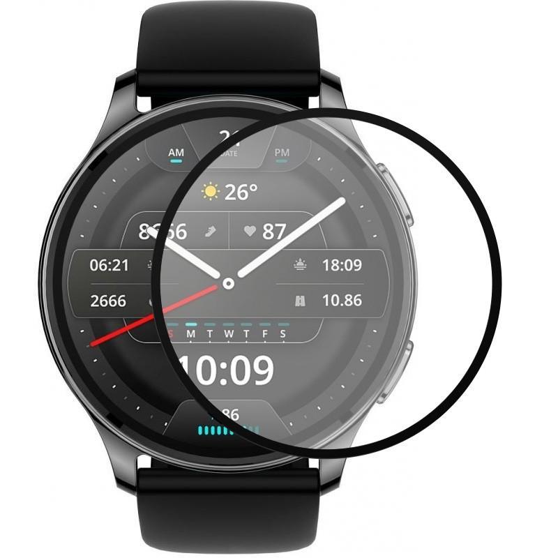 Полімерна плівка 3D full glue для Xiaomi Amazfit Pop 3R Чорний (00000067168_1)