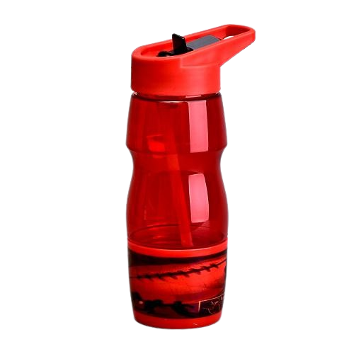 Бутылка Stenson WW02677 с трубочкой 600 мл Red