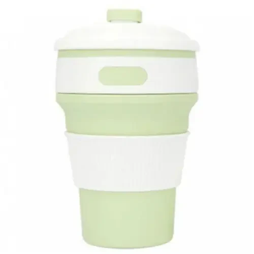 Чашка силиконовая SILICON MAGIC CUP с герметичной крышкой и поилкой Зеленый (7194) - фото 4 Чашка силиконовая SILICON MAGIC CUP с герметичной крышкой и поилкой Зеленый (7194) - фото 4