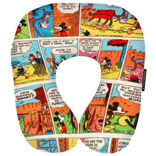 Дорожная подушка Комиксы Микки Маус 32x30 см (DOP_16J013)