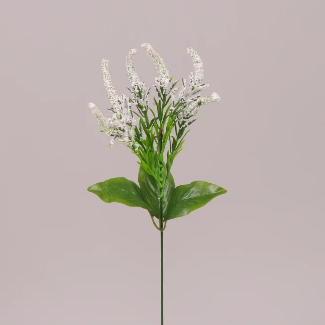 Ветка декоративная Flora 12 шт. Белый (71681)